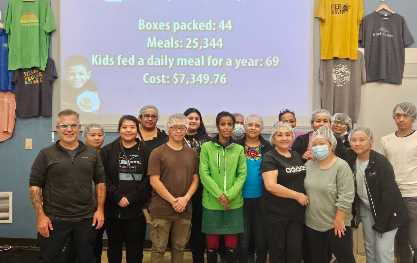 Troy Heller and coworkers after volunteering at FMSC.